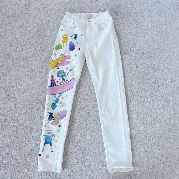 H&M Denim - Custom painted jeans